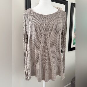 Preloved Elegant Women's Gray Sweater